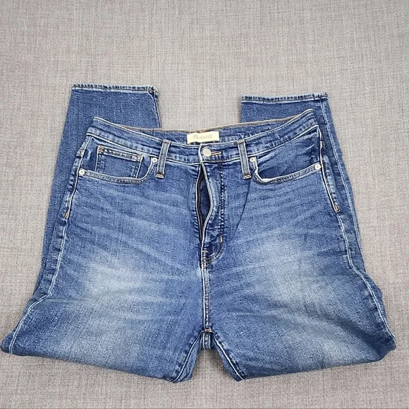 Madewell Distressed Style The Mom Jean Size 31 - Picture 2 of 11